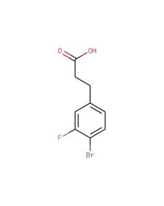 Astatech 3-(4-BROMO-3-FLUORO-PHENYL)-PROPIONIC ACID; 5G; Purity 95%; MDL-MFCD18391366